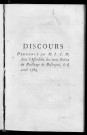 Discours prononcé par M. L. C. D., dans l'assemblée des trois ordres du bailliage de Besançon, le 6 avril 1789