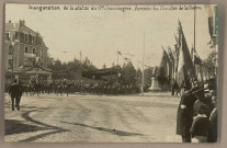 [Les Fêtes des 14 15 et 16 Août 1909 - Inauguration de la statue du Général Jeanningros. Arrivé du Ministre de la Guerre]. [image fixe] , 1904/1909