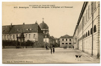 Besançon - Besançon - Place St-Saint-Jacques. L'Hôpital et l'Arsenal. [image fixe] , Besançon : Edit. L. Gaillard-Prêtre - Besançon, 1912/1920