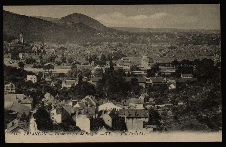 Besançon. - Panorama pris de Bregille [image fixe] , Paris : Lévy Fils et Cie ; LL., 1910