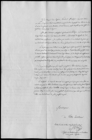 Ms Z 766 - Jean-Alexandre Morel. Correspondance. 1792-1826