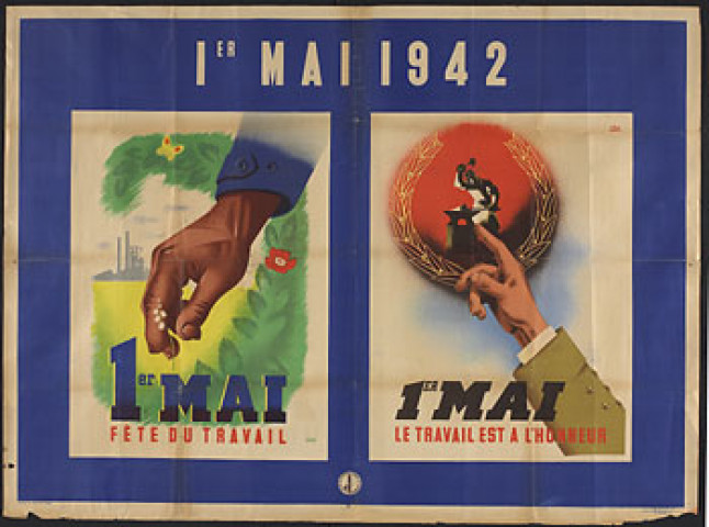 1er mai 1942, affiche