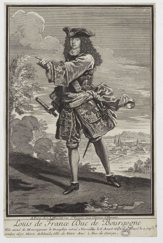 Louis de France Duc de Bourgogne / A Paris chez I. Mariette rue St Iacques aux Colonnes d'Hercule.- A Paris : I. Mariette
