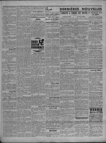 26/07/1934 - Le petit comtois [Texte imprimé] : journal républicain démocratique quotidien