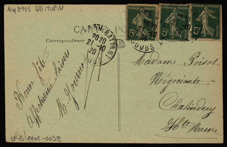 Besançon - Tour de la Pelote [image fixe] , Besançon ; Dijon : Edition des Nouvelles Galeries : L.B, 1904/1920