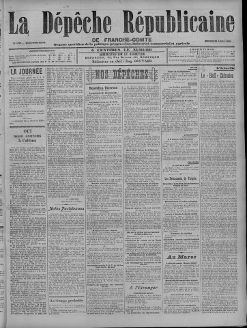 05/05/1909 - La Dépêche républicaine de Franche-Comté [Texte imprimé]