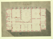 Hôtel de Ville de Neuchâtel. Plan du 2ème étage / Pierre-Adrien Pâris , [S.l.] : [P.-A. Pâris], [1700-1800]