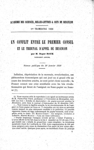 01/01/1930 - Procès verbaux et mémoires [Texte imprimé] /