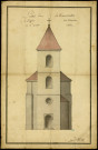 Portrait pour la reconstruction de l'église des Neuvelle [Neuvelle-la-Charité (Haute-Saône) / Beuque, architecte , [Nouvelle] : [Beuque], [12 août 1760]
