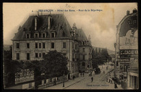 Besançon. - Hôtel des Bains - Pont de la République [image fixe] , Besançon : Edition Frossard, 1904/1930
