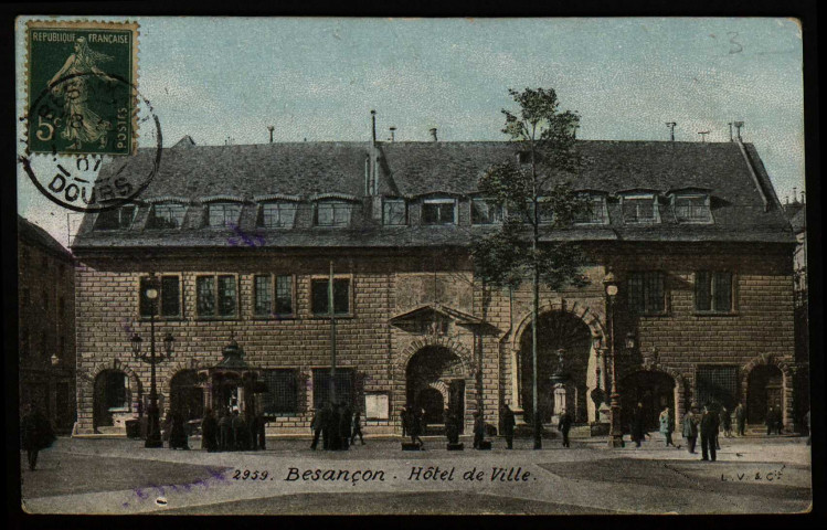 Besançon. Hôtel de Ville [image fixe] , Besançon : L. V. & Cie, 1904/1907