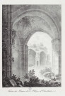 Partie des ruines de Château de l'Abbaye de Cherlieu [estampe] : Haute-Saône / [signé] C.P. Lainé, lithographie de Pointurier , [Dole] : Pointurier, [1800-1899]