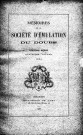01/01/1934 - Mémoires de la Société d'émulation du Doubs [Texte imprimé]