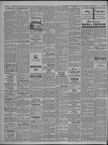 22/11/1941 - Le petit comtois [Texte imprimé] : journal républicain démocratique quotidien
