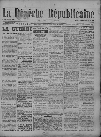 15/07/1915 - La Dépêche républicaine de Franche-Comté [Texte imprimé]