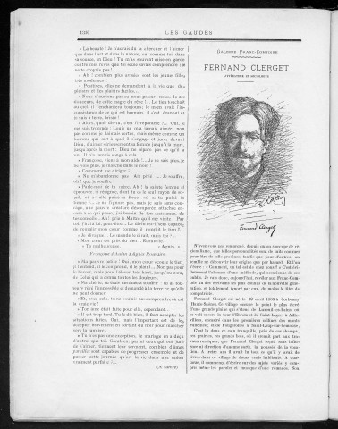 16/09/1912 - Les Gaudes [Texte imprimé] : Journal hebdomadaire, illustré, anecdotique, littéraire, artistique et musical