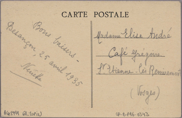 Besançon - Taragnoz et la Citadelle [image fixe] , Mâcon : Phot.Combier MACON : Chaffanjon. édit., 1907/1930
