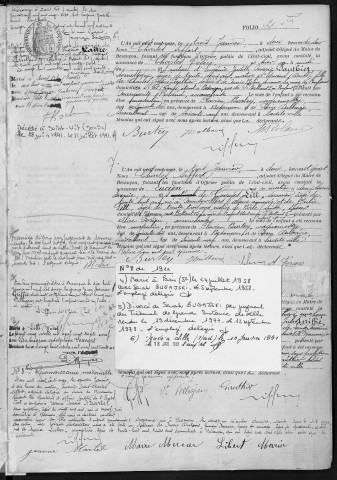 Registre des naissances, 1911
