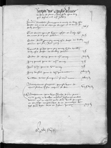 Comptes de la Ville de Besançon, recettes et dépenses, Compte de Nicolas de Velotte (24 juin 1448 - 24 juin 1449)
