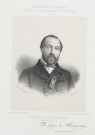Guigue de Champvans, Né à Dôle le 21 décembre 1813 / Dessiné d'après nature par Aug. Lemoine. Imp. Lemercier, à Paris. Paris (33, Rue de Seine) : Maison Basset (15 Boulev. Montmartre) : Goupil, Vibert & Cie
