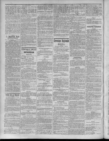 24/11/1905 - La Dépêche républicaine de Franche-Comté [Texte imprimé]
