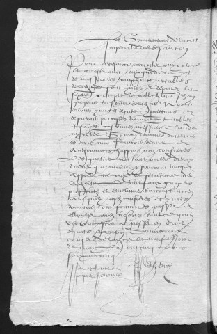 Comptes de la Ville de Besançon, recettes et dépenses, Compte de Jehan Grégoire(1er juin 1564 - 31 mai 1565)