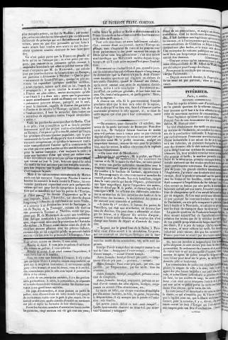 06/10/1833 - Le Patriote franc-comtois