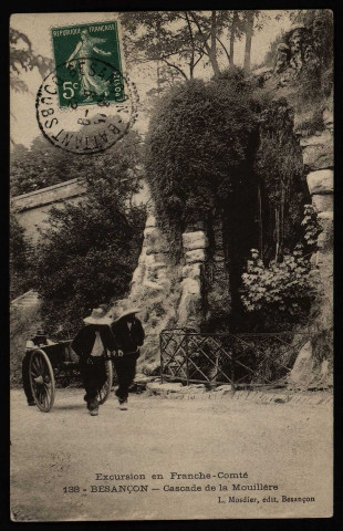 Besançon - Besançon - Cascade de la Moulllère. [image fixe] , Besançon : L. Mosdier, édit., Besançon, 1908/1912