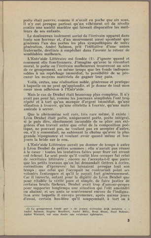 01/1958 - Bulletin / Société des amis de Léon Deubel
