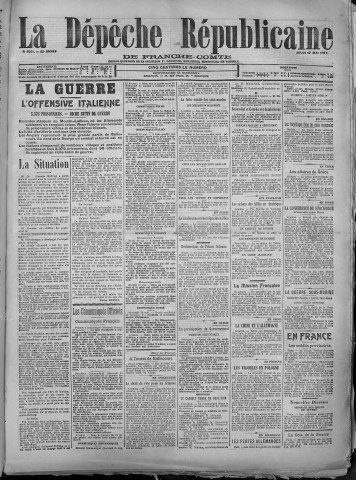 17/05/1917 - La Dépêche républicaine de Franche-Comté [Texte imprimé]
