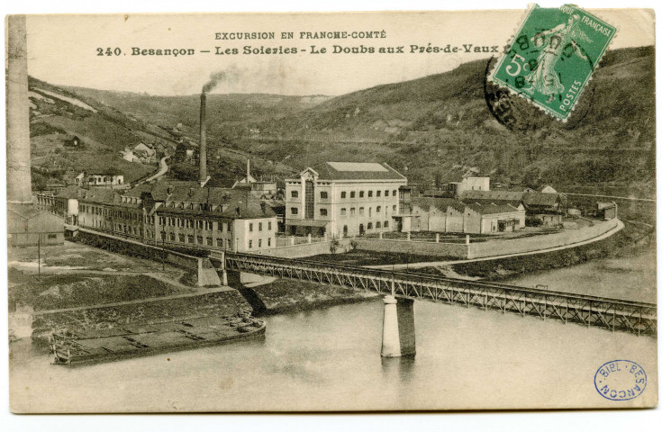 Besançon - Les Papeteries - Le Doubs aux Prés-de-Vaux [image fixe] , Besançon : L. Gaillard-Prêtre, 1912/1915