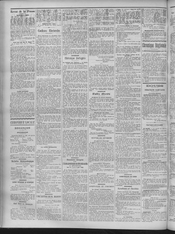25/04/1908 - La Dépêche républicaine de Franche-Comté [Texte imprimé]