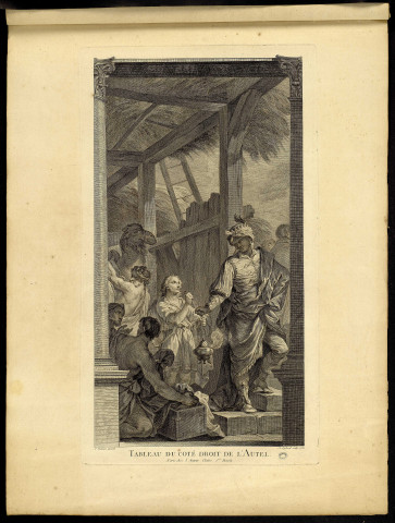 [L'encensoir et le dromadaire] [image fixe] / C. Natoire pinx ; St Fessard Sculp.1752 , à Paris chez l'Auteur Cloitre st Benoit, 1752