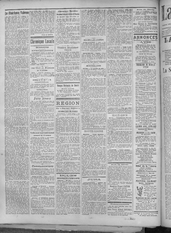 16/02/1918 - La Dépêche républicaine de Franche-Comté [Texte imprimé]