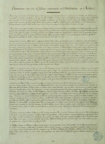 Etudes d'architecture / Pierre-Adrien Pâris. Tome III, 1ère partie, Palais , [S.l.] : [P.-A. Pâris], [1700-1800]