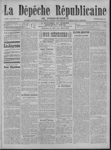 06/05/1914 - La Dépêche républicaine de Franche-Comté [Texte imprimé]