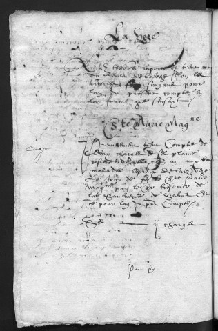 Comptes de la Ville de Besançon, recettes et dépenses, Compte de Claude Cabet (1er juin 1607 - 31 mai 1608)