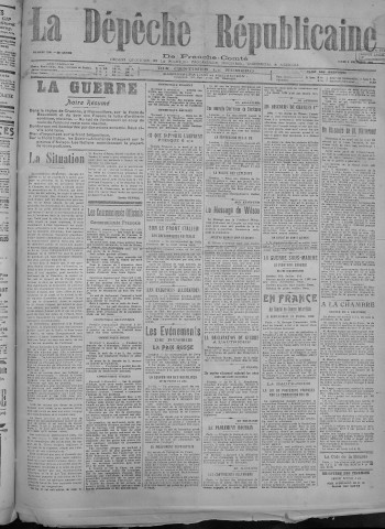 05/12/1917 - La Dépêche républicaine de Franche-Comté [Texte imprimé]