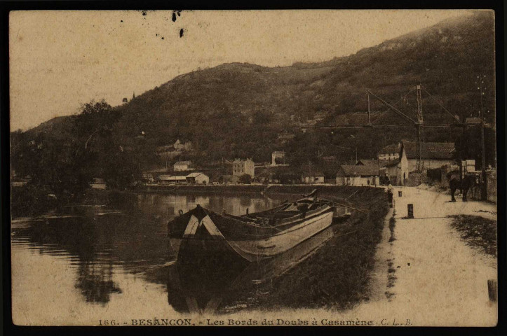 Besançon - Vallée de Casamène [image fixe] , Besançon : Phototypie artistique de l'Est C. Lardier, Besançon (Doubs)., 1913/1914