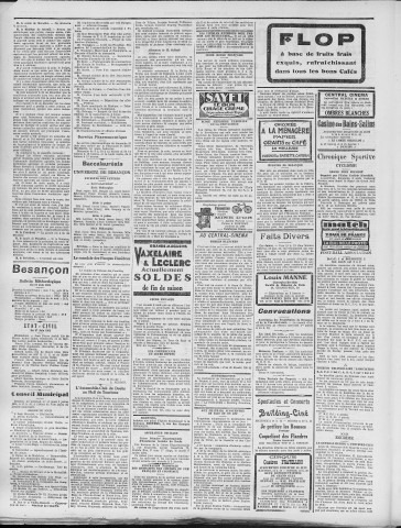 28/06/1931 - La Dépêche républicaine de Franche-Comté [Texte imprimé]