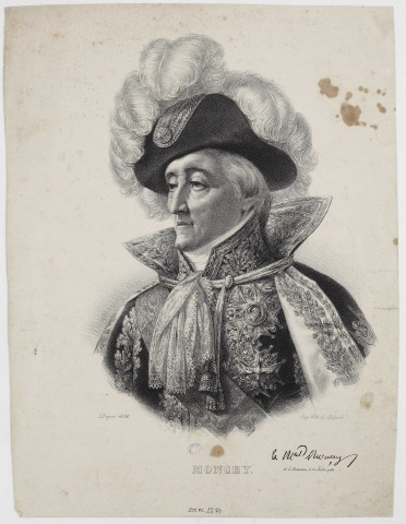 Moncey [image fixe] / Imp. Lith de Delpech  ; Dupré 1828 , Paris, 1828