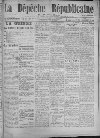 31/10/1917 - La Dépêche républicaine de Franche-Comté [Texte imprimé]