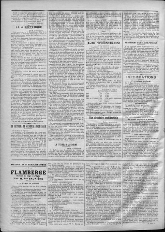 06/09/1889 - La Franche-Comté : journal politique de la région de l'Est