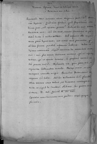 Ms Chiflet 122 - « Erycii Puteani epistolarum ad Chifletios tomus VI »