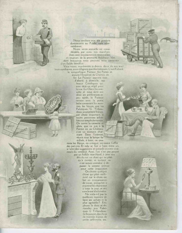 Fabriques G. Tribaudeau Besançon : catalogue de vente pour l'année 1911-1912.