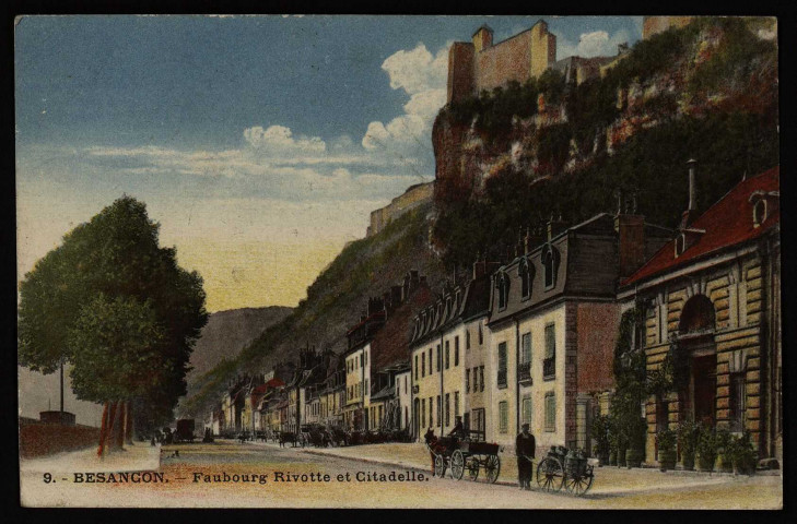 - Besançon. - Faubourg Rivotte et Citadelle [image fixe] , Besançon (Doubs) : Etablissements C. Lardier, C. L. B., 1914-1929