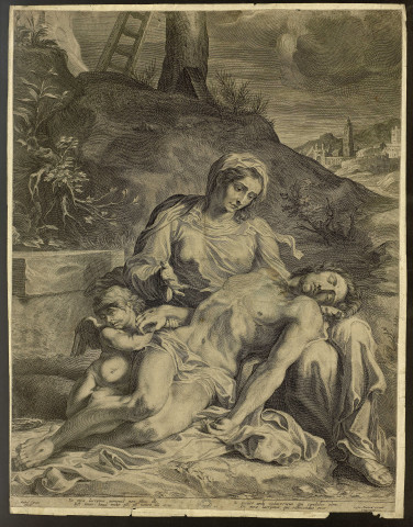 [La pietà] [image fixe] / Annibal Carats pinxit ; Gaspar Huberti excudit Antuerpiae , 1772/1827