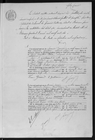 Registre des décès, 1906