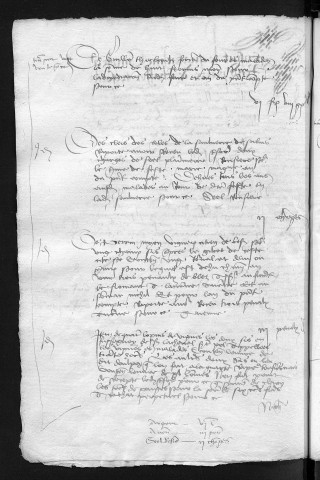 Comptes de la Ville de Besançon, recettes et dépenses, Compte de Pierre de Chaffoy (1er janvier - 31 décembre 1493)