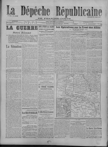 26/03/1916 - La Dépêche républicaine de Franche-Comté [Texte imprimé]